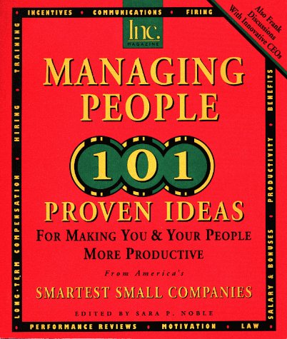 Imagen de archivo de Managing People-101 Proven Ide a la venta por ThriftBooks-Dallas