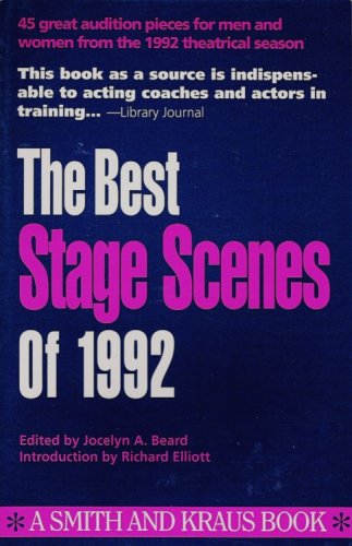 Stock image for The Best Stage Scenes of 1992 for sale by West Side Book Shop, ABAA