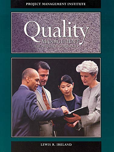 Imagen de archivo de Quality Management for Projects and Programs a la venta por SecondSale