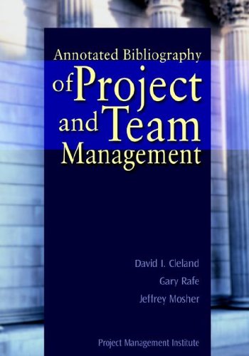 Stock image for Annotated Bibliography of Project and Team Management for sale by HPB-Red
