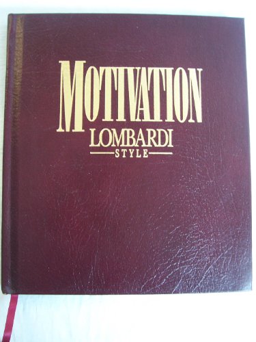 9781880461280: Motivation Lombardi Style [Gebundene Ausgabe] by Estate of Vince Lombardi