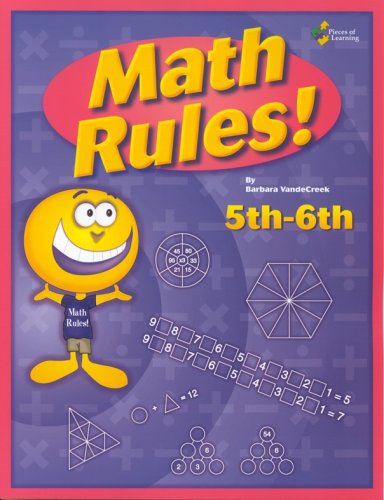 9781880505816: Math rules!: 5th-6th grade 25 week enrichment challenge