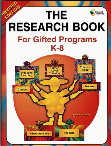 Beispielbild fr Research Book for Gifted Programs K-8 zum Verkauf von HPB-Diamond