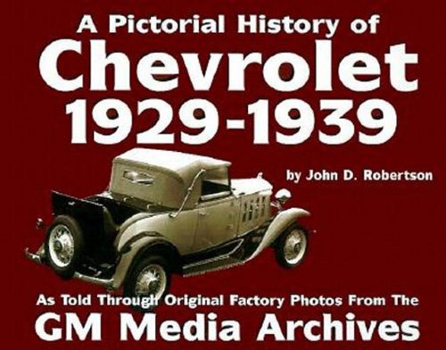 Stock image for The Pictorial History of Chevrolet: 1929-1939 for sale by GF Books, Inc.