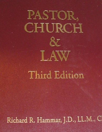Stock image for Pastor, Church & Law for sale by ZBK Books
