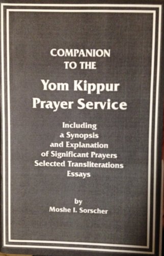 Stock image for Comp. Guide to the Yom Kippur Prayer Service (Companion Guides) for sale by More Than Words