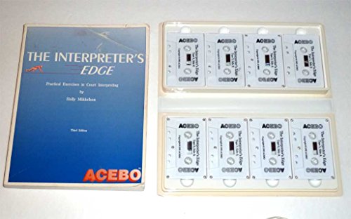 9781880594131: The Interpreter's Edge: Practical Exercises in Court Interpreting
