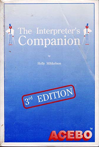 Stock image for The Interpreter's Companion for sale by Wizard Books