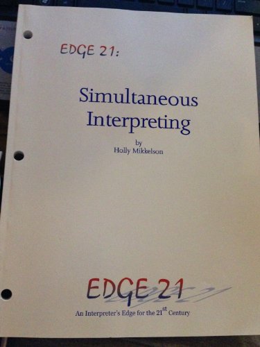 9781880594377: EDGE 21: Consecutive Interpreting - An Interpreter's Edge fir tge 21st Century