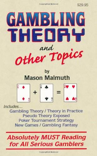 Stock image for Gambling Theory and Other Topics for sale by Bingo Used Books
