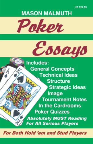 Stock image for Poker Essays (For Both Hold'em and Stud Players) for sale by BookHolders
