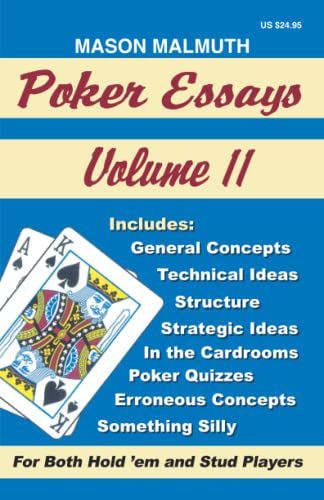 Beispielbild fr Poker Essays Volume 2 zum Verkauf von WorldofBooks