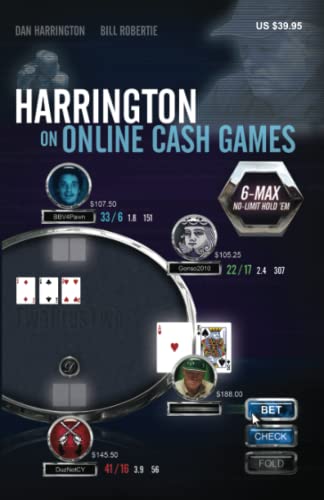 9781880685495: Harrington on Online Cash Games: 6-Max No-Limit Hold 'em