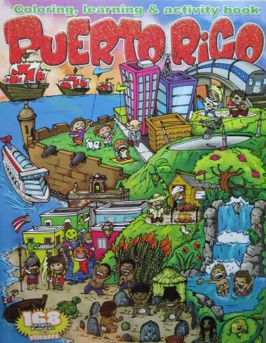 Beispielbild fr Children's Coloring, Learning & Activity Book Puerto Rico (English and Spanish Edition) zum Verkauf von Wonder Book