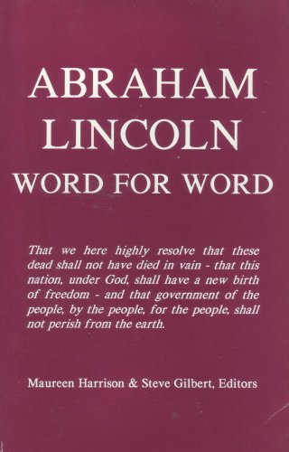 Stock image for Abraham Lincoln Word for Word for sale by Wonder Book