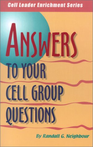 Stock image for Answers to Your Cell Group Questions for sale by Better World Books