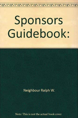 Stock image for Sponsor's Guidebook: Building Up Another Christian for sale by Wonder Book