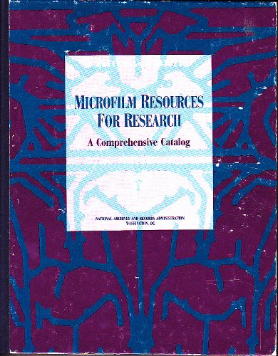 Stock image for Microfilm Resources for Research: A Comprehensive Catalog for sale by Hawking Books