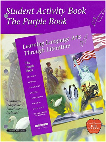 Beispielbild fr Student Activity Book - The Purple Book (Learning Language Arts Through Literature) zum Verkauf von Wizard Books