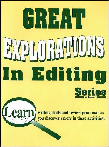 Stock image for Great Explorations in Editing - Volume 1 Teacher Guide for sale by Wonder Book