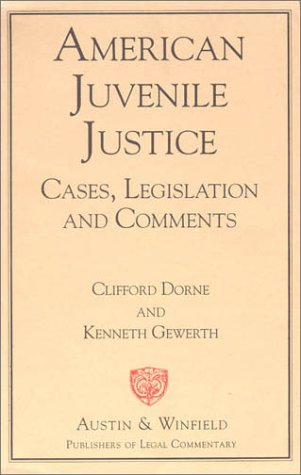 9781880921142: American Juvenile Justice: Cases, Legislation and Comments