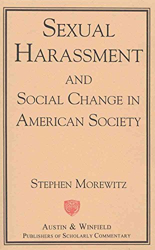 9781880921760: Sexual Harassment and Social Change in American Society