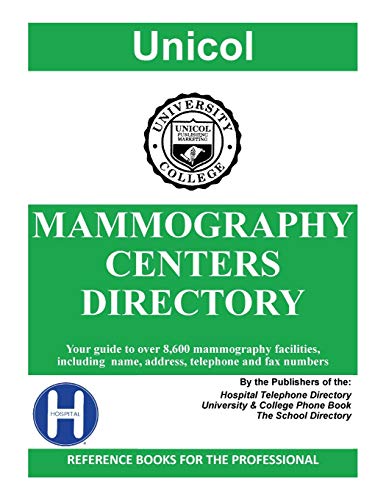 Stock image for Mammography Centers Directory, 2020-21 Edition for sale by GF Books, Inc.