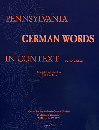 Imagen de archivo de Pennsylvania German Words in Context (Second Edition) a la venta por Raritan River Books