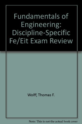 Beispielbild fr Fundamentals of Engineering: Discipline-Specific Fe/Eit Exam Review zum Verkauf von HPB-Red