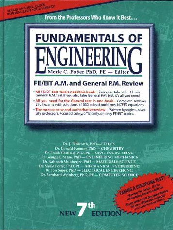 Stock image for Fundamentals of Engineering : FE/EIT A. M. and General P. M. Review for sale by Better World Books: West