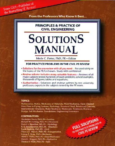Stock image for Solutions Manual: Principles & Practice of Civil Engineering for sale by HPB-Red