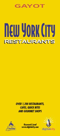 Beispielbild fr New York City Restaurants 3 Ed zum Verkauf von HPB-Movies