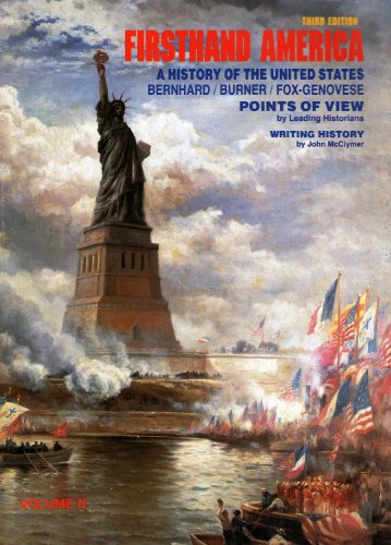 Firsthand America a History of the United States: 002 (9781881089186) by Bernhard