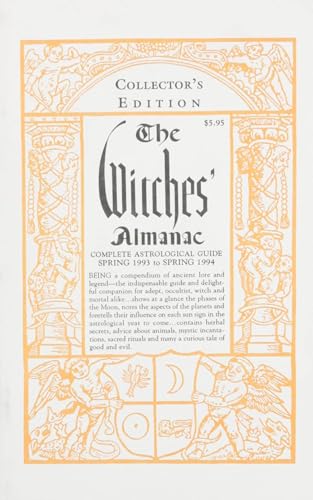 Imagen de archivo de Witches' Almanac 1993 a la venta por Eatons Books and Crafts
