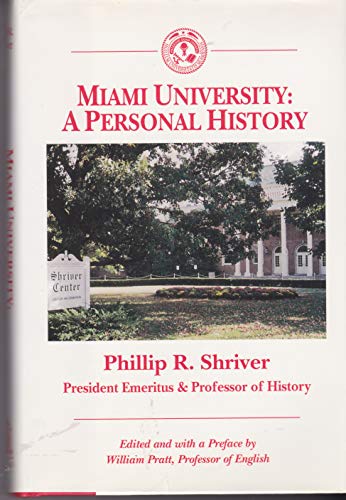 Beispielbild fr Miami University: A Personal History zum Verkauf von SecondSale