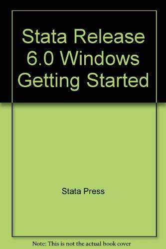 Stock image for Stata Release 6.0 Windows Getting Started for sale by Wonder Book