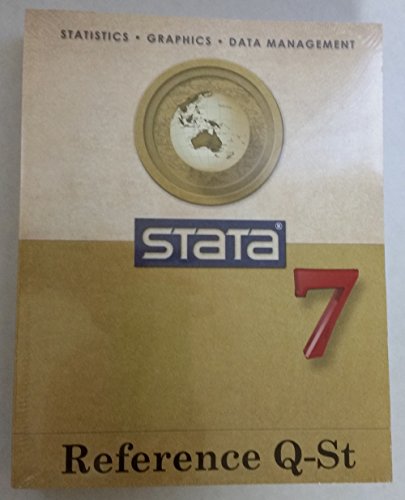 Beispielbild fr Title: Stata Reference QST Release 7 zum Verkauf von Ammareal