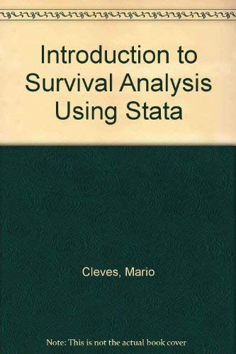 Imagen de archivo de Introduction to Survival Analysis Using Stata a la venta por HPB-Red