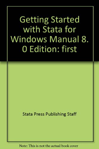 9781881228776: Getting Started with Stata for Windows Manual 8. 0 Edition: first