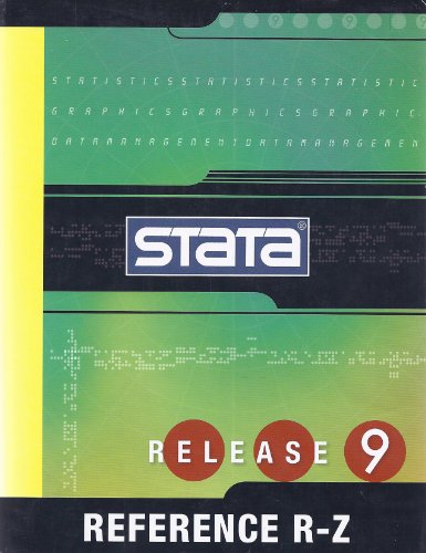 Beispielbild fr Stata Reference R-z (STATA RELEASE 9) zum Verkauf von Wonder Book