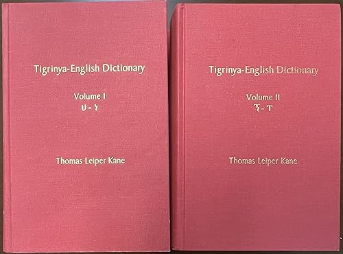 9781881265689: Tigrinya English Dictionary