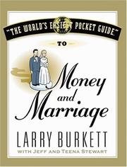 Beispielbild fr Money and Marriage zum Verkauf von Better World Books