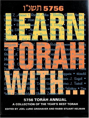 Beispielbild fr Learn Torah with 5756 Torah Annual : A Collection of the Years Best Torah zum Verkauf von Better World Books