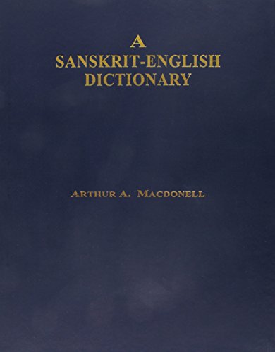 Imagen de archivo de A Sanskrit-Englsih Dictionary a la venta por Revaluation Books