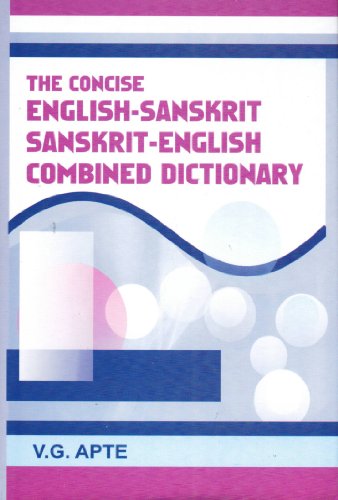 9781881338680: The Concise English-Sanskrit Sanskrit-English Combined Dictionary (Paperback)