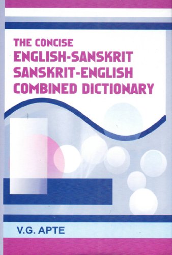 Stock image for The Concise English-Sanskrit Sanskrit-English Combined Dictionary (Hardcover) for sale by ThriftBooks-Dallas