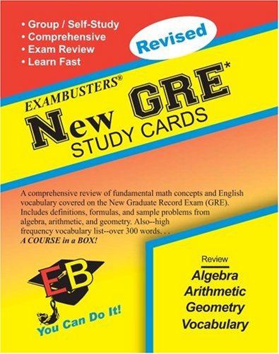 New GRE Study Cards, Revised Edition (Exambuster Series)