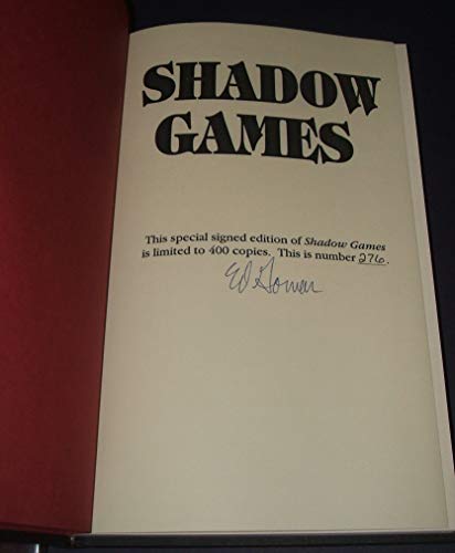 Stock image for Shadow Games for sale by Avalon Books
