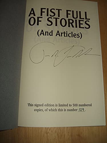 9781881475194: Fist Full of Stories (And Articles)