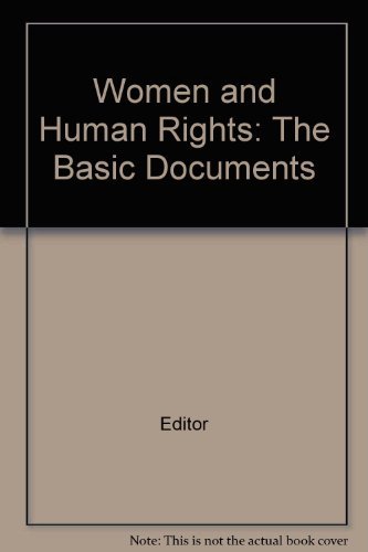 Imagen de archivo de Women and Human Rights: The Basic Documents a la venta por SecondSale